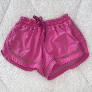 Pink Lululemon Shorts
